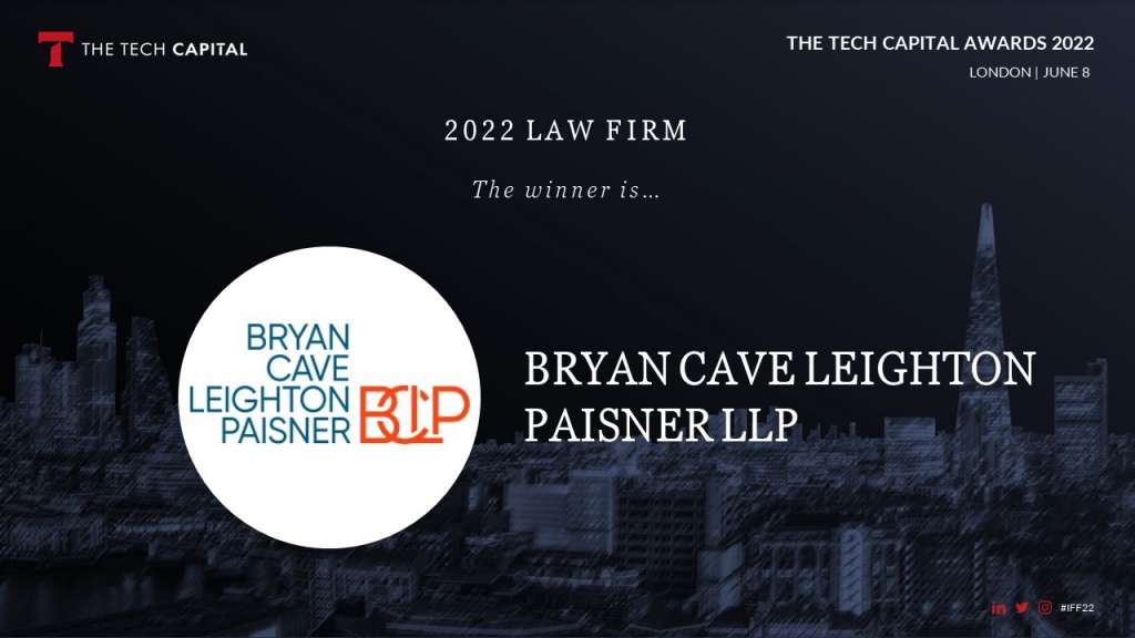 The Tech Capital Awards Law Firm of the Year 2022